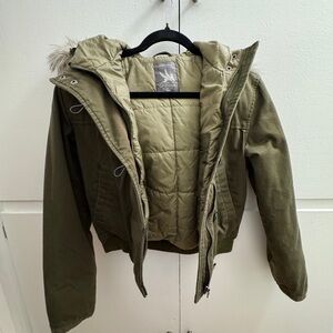 Spiewak Olive Green Hooded Jacket